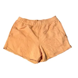 Aerie Sweat Shorts Womens Size S/P Orange Lounge Casual Elastic Waist thumbnail 2