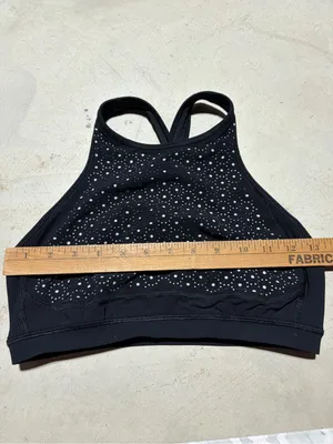 Lululemon colour me quick High-Neck Black Sports Bra 6 thumbnail 3