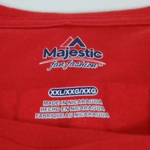 Majestic NFL New England Patriots Red Gronkowski T Shirt Womens Size XXL thumbnail 3