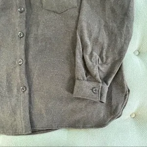 NWT PrettyLittleThing Brown Brushed Longline Button Up Shirt Shacket 12 thumbnail 5