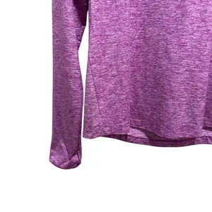 Nike Dri-Fit Running Top Long Sleeve Purple Heathered Women’s Size Medium thumbnail 2