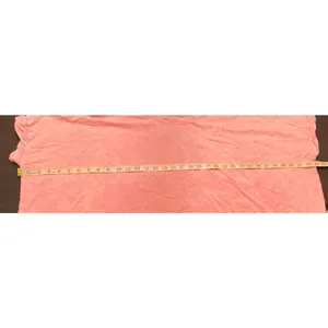 Maronie Pink Slub Cotton Oversized Boxy Tee Made in USA Medium thumbnail 5