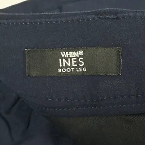 WHBM Dress Pants Womens 4L 4T Tall Ines Slim Bootcut Comfort Stretch Navy Blue thumbnail 10