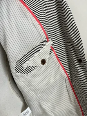 J. Crew • Campbell Blazer Striped Black & White Women's Blazer thumbnail 5