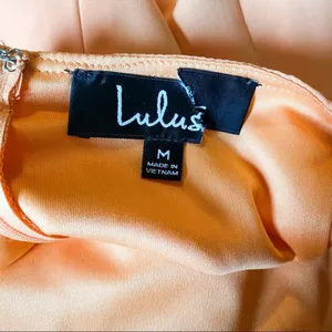Lulu’s Lovely Lilies Midi Dress in Orange Medium thumbnail 7