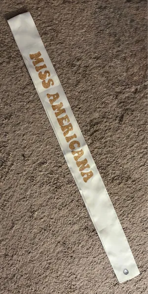 Miss Americana Sash White Size undefined thumbnail 1