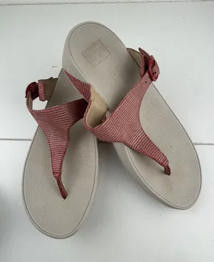 Fitflop Womens Adjustable‎ Buckle Thong Sandals Size 7 US Comfort Walking thumbnail 1