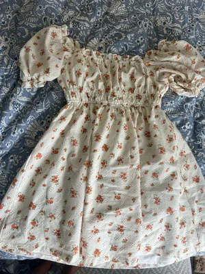 Babydoll Dress White thumbnail 1