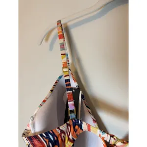 LA BLANCA 'Desert Dream' Twist Keyhole 1-Piece Swimsuit Size 14 Multi $130 NWT thumbnail 11