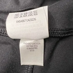 PINK by Victoria's Secret High Waisted Black Leggings Logo on sides SZ Small thumbnail 6