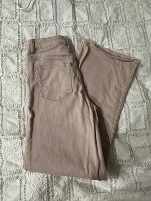 H&M Tan Jeans Wide-Leg thumbnail 3