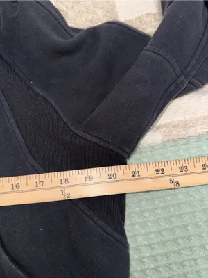 Lululemon Scuba Oversized 1/2 Zip Hoodie Black XS/S thumbnail 2