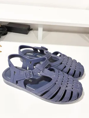MELISSA Possession Fisherman Jelly Sandals Blue Size 6 thumbnail 3