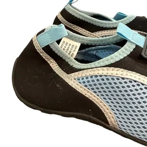 Women's Size Small 5-6 Water Shoes Black Light Blue Gray Slip On Water Resistant thumbnail 2