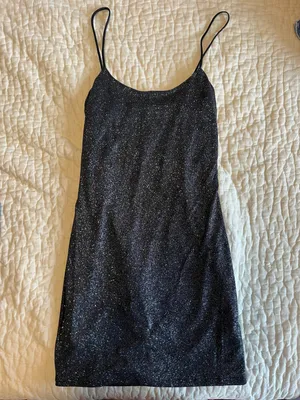 Lucy in the Sky Black Glitter Dress thumbnail 4