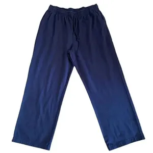 Karen Scott Sport Navy High Rise Wide Leg Pull On Lounge Athleisure Pants SZ L thumbnail 10