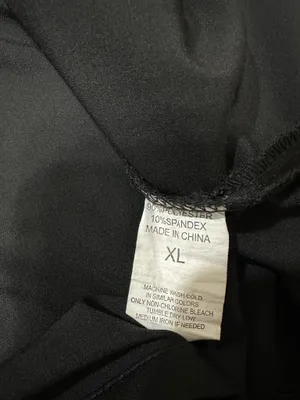 Angie Uniforms Scrub Set Black Size XL thumbnail 3