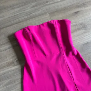Amanda Uprichard Mandy Midi Dress Women Size Medium Hot Pink thumbnail 4