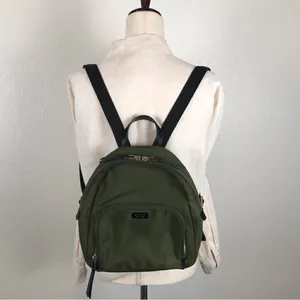 Kate Spade‎ New York Dawn sapling green nylon medium size backpack thumbnail 2