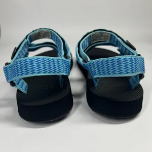 Atika Outdoor Sandals Water Friendly Strappy Blue Woven Size US‎ 8 thumbnail 5