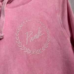 PINK Victoria's Secret Washed Pink Hoodie with Kangaroo Pocket thumbnail 3