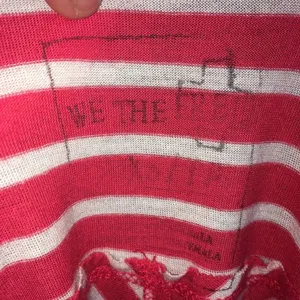 Free People We the Free Strike out XS orange striped tank top thumbnail 4