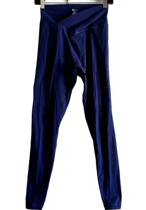 Buffbunny Legacy Legging Rainfall Navy Blue Athletic Shaping Compression S thumbnail 2