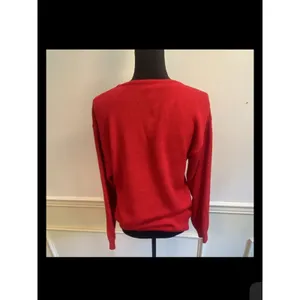 Vintage 90s Lindsey Blake Nutcracker Wreath Holiday Christmas Sweater Red Beaded thumbnail 6