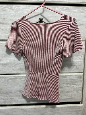 Marshall’s Striped Red Blouse  thumbnail 2
