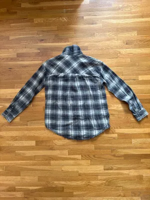 Garage long sleeve plaid button up thumbnail 2