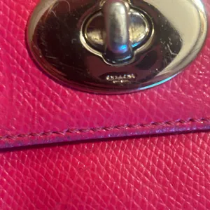 Coach Pink Leather Shoulder Bag thumbnail 3