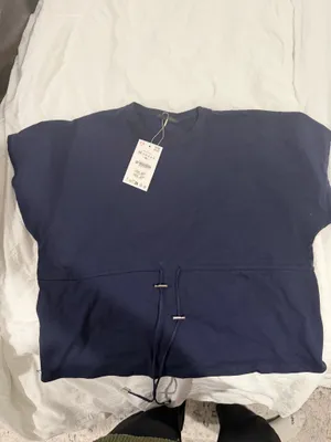 ZARA Cinch Waist Top thumbnail 7
