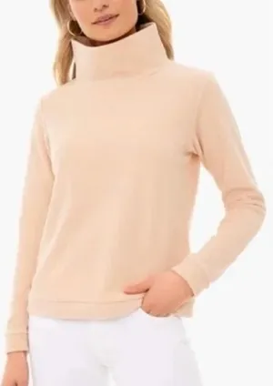 Dudley Stephens‎ Park Slope Cream Vello Fleece Turtleneck Size Small thumbnail 1