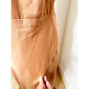 NWT BHLDN Anthropologie Dylan Cocktail Bridesmaid Dress Sedona One Shoulder Maxi thumbnail 5