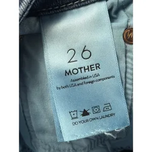 MOTHER The Looker Crop Fitty Skinny Jeans Dark Wash Women's‎ Size 26 thumbnail 9