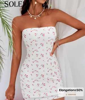 Strapless dress White Size XS thumbnail 1