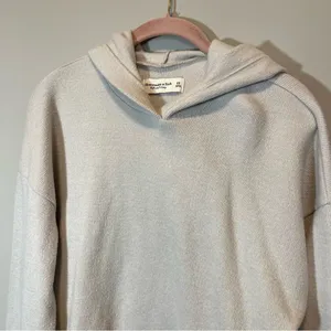 Abercrombie & Fitch Soft‎ AF Cream Hoodie XS thumbnail 2