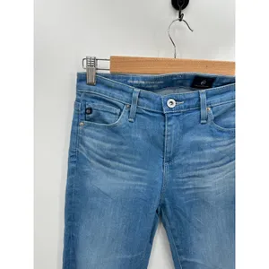 AG Adriano Goldschmied The Mid‎ Rise Stevie Capri Blue Jeans Women's Size 25 thumbnail 4