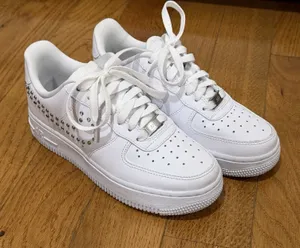 Nike US 5.5 Women's Nike Air Force 1 White Casual Shoes thumbnail 1