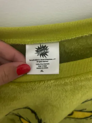 Grinch Sweater Green Size XL thumbnail 2