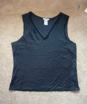 Black Lace Cami Size 1X thumbnail 1