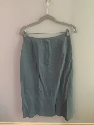 Vintage Old Navy Dusty Blue Skirt in size 1 thumbnail 4