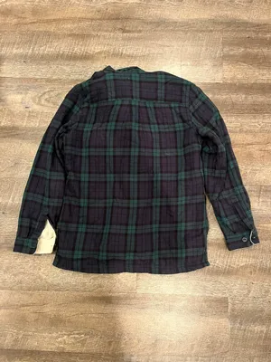 L.L.Bean Fleece Lined Flannel Hoodie thumbnail 11