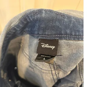 Disney Pixar Up‎ Junior Wilderness Explorer Embroidered Denim Shortalls Size XL thumbnail 9