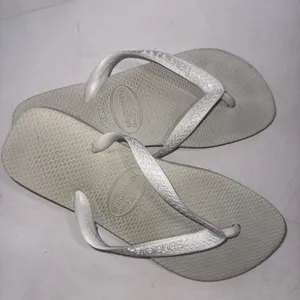 Havaianas Top White Classic Foam Outdoor Water Summer Thong Sandal Flip Flops 6 thumbnail 9