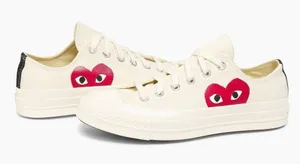 Comme des Garçons PLAY Chuck Taylor All Star Peek-A-Boo Low-Top Sneakers size 11 thumbnail 1
