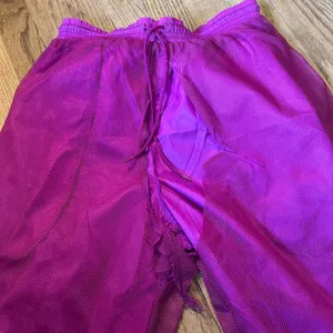 Vintage Nike Purple Nylon Windbreaker Track Pants Mesh‎ Lined Ankle Zip Small thumbnail 9