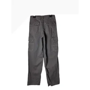 Garage Cargo Pants Women 00 Grey Utility Straight Leg Streetwear Grunge Punk Y2K thumbnail 3