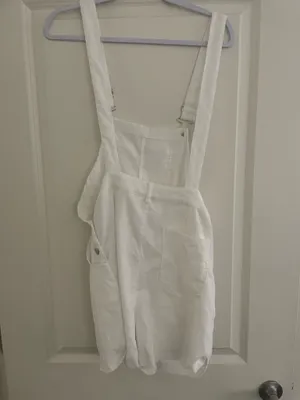 Cider White overall shorts thumbnail 2
