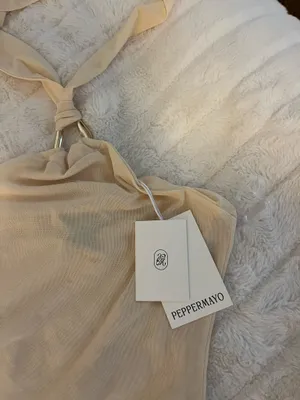 NWT Peppermayo Henrietta Mini Dress - Pastel Yellow thumbnail 3
